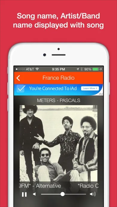 Ảnh chụp màn hình của France Radios - Top French FM stations