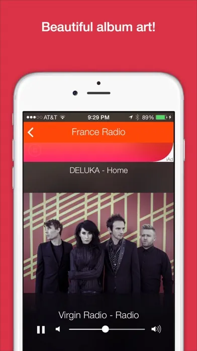 Ảnh chụp màn hình của France Radios - Top French FM stations