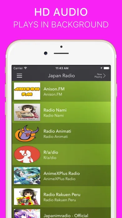 Zrzuty ekranu Japan Radio - 日本無線 - Anime
