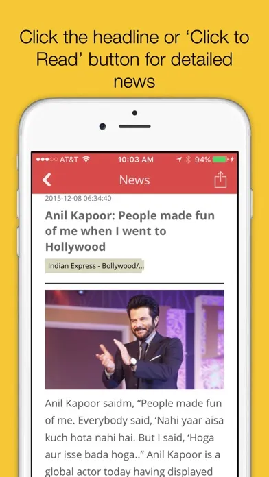 Ảnh chụp màn hình của Punjabi News - Top News in Punjabi, English, and Hindi