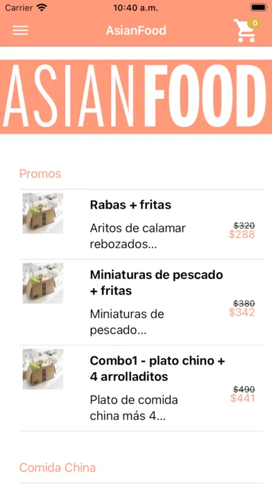 AsianFood Uruguay স্ক্রিনশট
