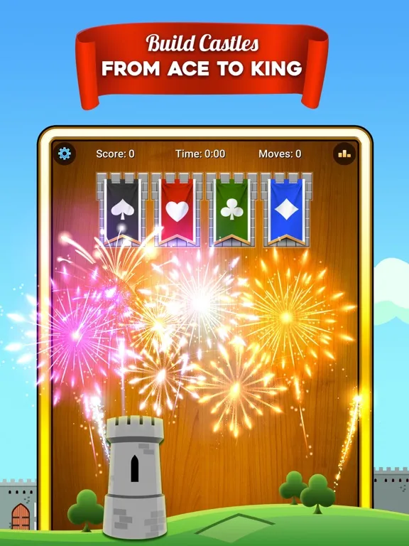 Ảnh chụp màn hình của Castle Solitaire: Card Game iPad 