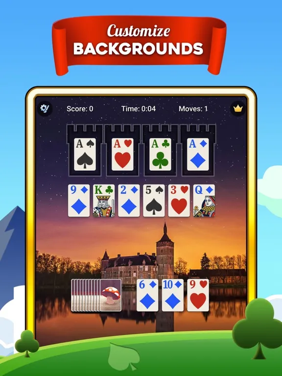 Ảnh chụp màn hình của Castle Solitaire: Card Game iPad 