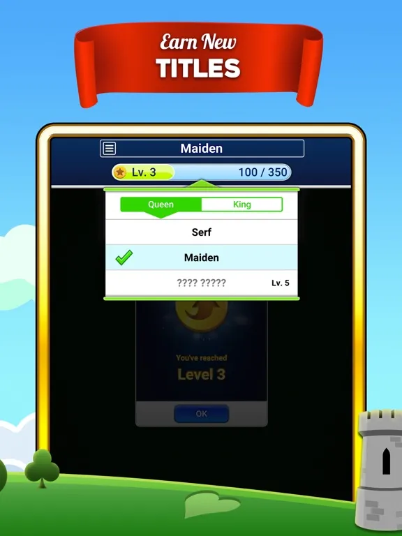 Ảnh chụp màn hình của Castle Solitaire: Card Game iPad 