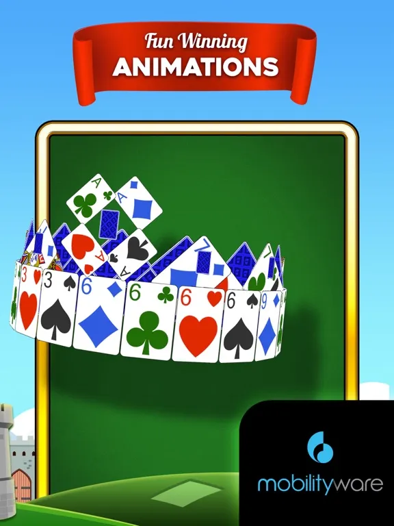 Ảnh chụp màn hình của Castle Solitaire: Card Game iPad 