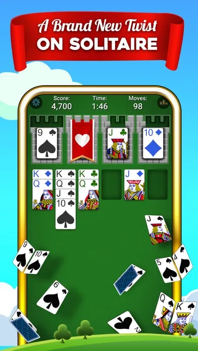 Ảnh chụp màn hình của Castle Solitaire: Card Game