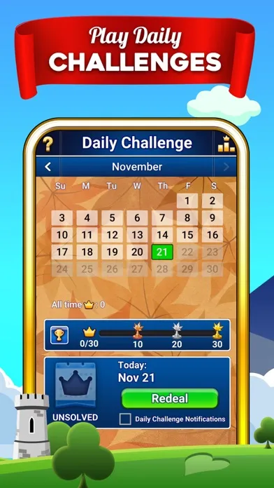 Ảnh chụp màn hình của Castle Solitaire: Card Game