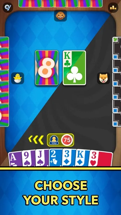 Ảnh chụp màn hình của Crazy Eights: Card Games