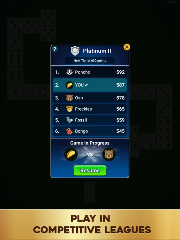 Ảnh chụp màn hình của Dominoes: Classic Tile Game iPad 
