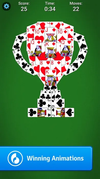 Zrzuty ekranu FreeCell Solitaire Card Game