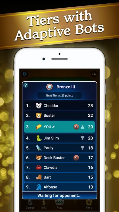 Captures d'écran de Gin Rummy Classic•