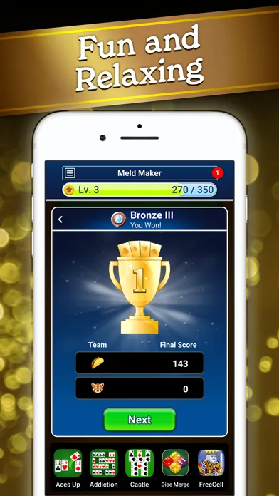 Captures d'écran de Gin Rummy Classic•