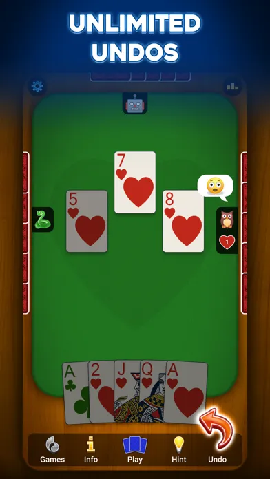 Zrzuty ekranu Hearts: Card Game