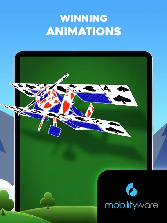Solitaire by MobilityWare iPad 应用截图