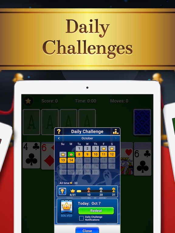 Solitaire by MobilityWare+ iPad  Screenshots