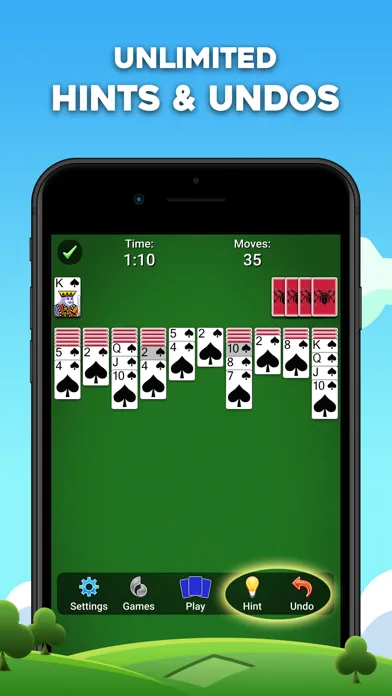 Tangkapan layar Spider Solitaire: Card Game+
