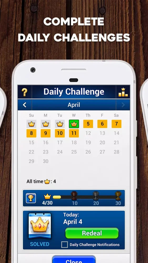 Zrzuty ekranu TriPeaks Solitaire