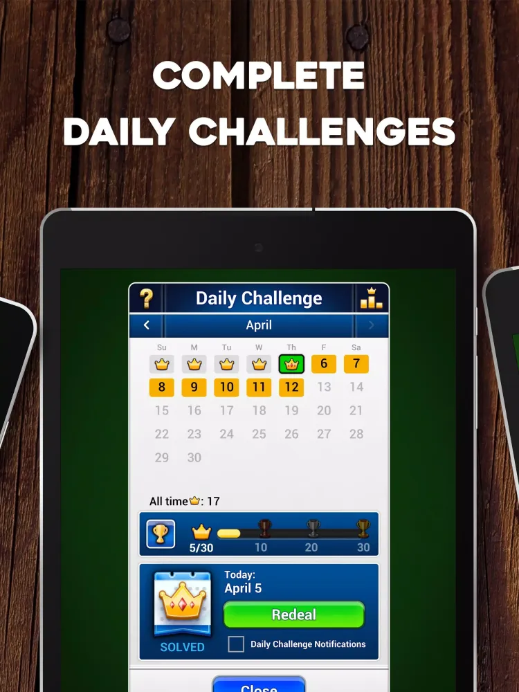Zrzuty ekranu TriPeaks Solitaire