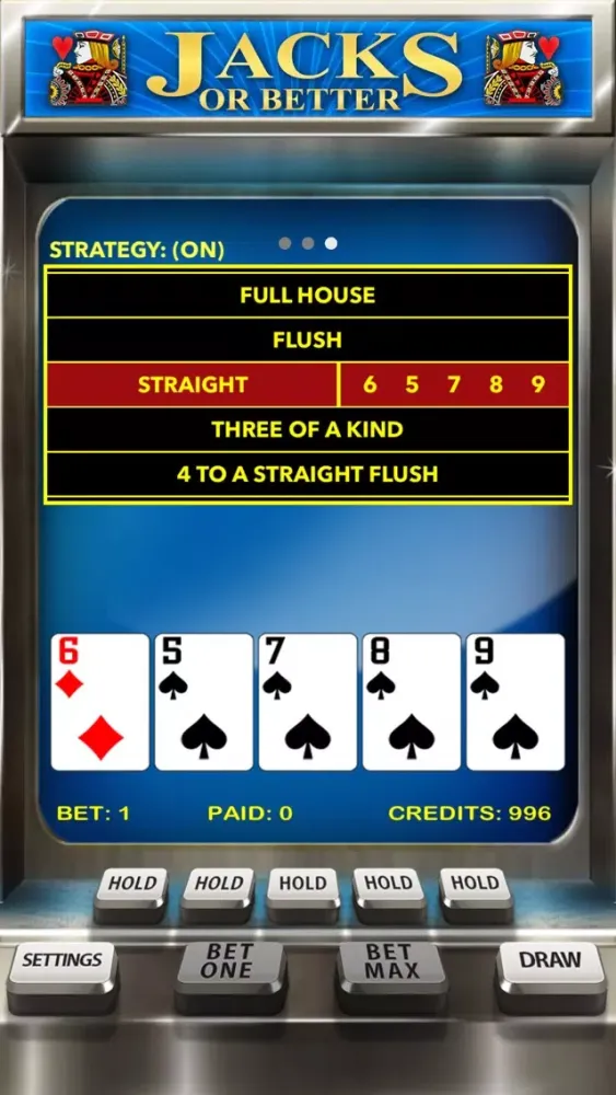 Video Poker Casino - Card Game سکرین شاٹس