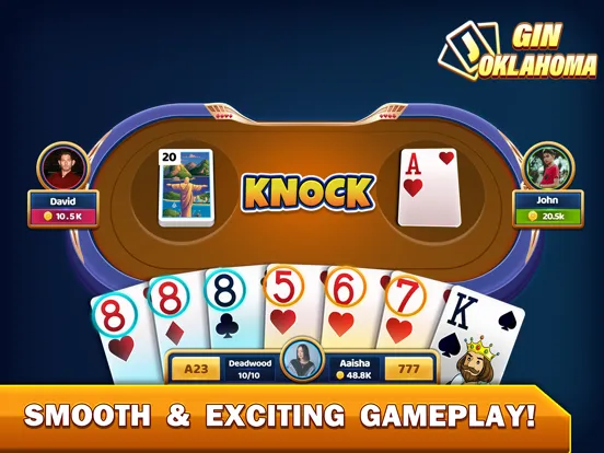 Tangkapan skrin Gin Rummy - Offline Card Game iPad 