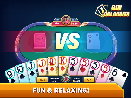 Tangkapan skrin Gin Rummy - Offline Card Game iPad 