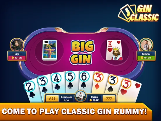 Tangkapan skrin Gin Rummy - Offline Card Game iPad 