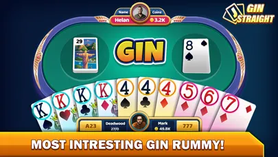 Tangkapan skrin Gin Rummy - Offline Card Game