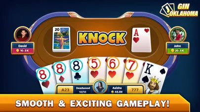 Tangkapan skrin Gin Rummy - Offline Card Game