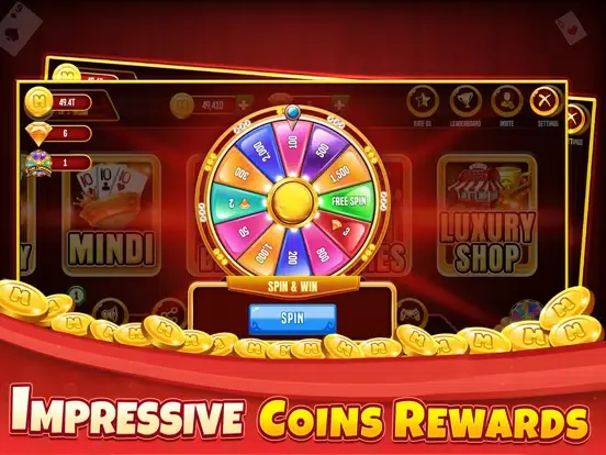 Capturas de tela do Indian Rummy Offline Card Game iPad 