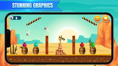 Bottle Shooter Sling Shot Game سکرین شاٹس