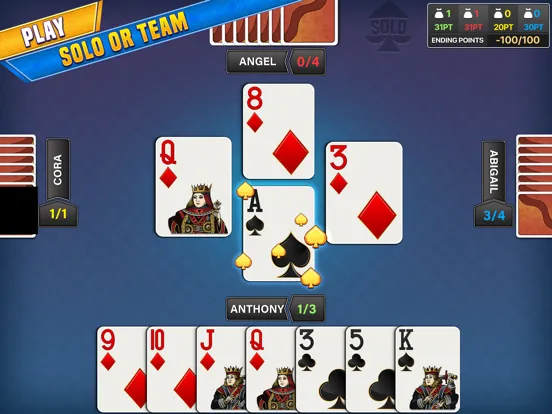 Screenshot di Spades - Offline Card Game iPad 