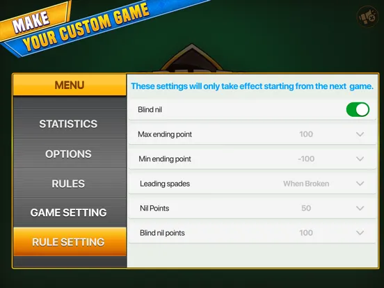 Screenshot di Spades - Offline Card Game iPad 