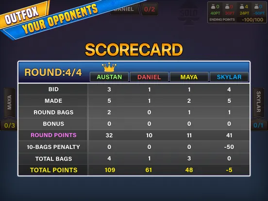 Screenshot di Spades - Offline Card Game iPad 