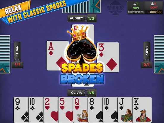 Screenshot di Spades - Offline Card Game iPad 