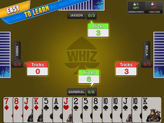 Screenshot di Spades - Offline Card Game iPad 