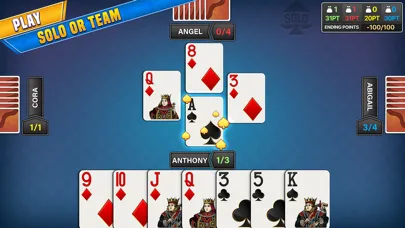 Screenshot di Spades - Offline Card Game
