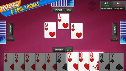 Screenshot di Spades - Offline Card Game