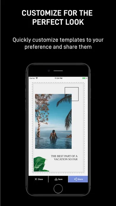Tangkapan layar Lavila - Post & Story Editor