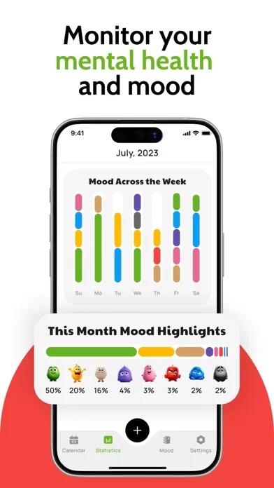 صور Mood Board Emotion Tracker app