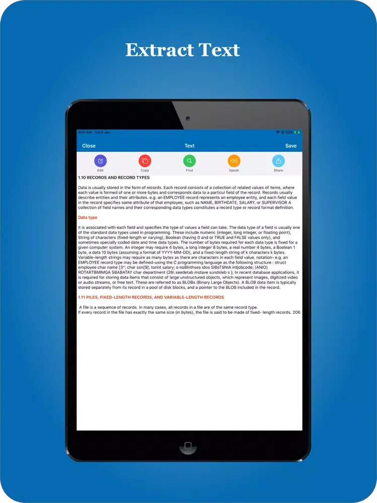 تصاویر Text Copier Lite iPad 