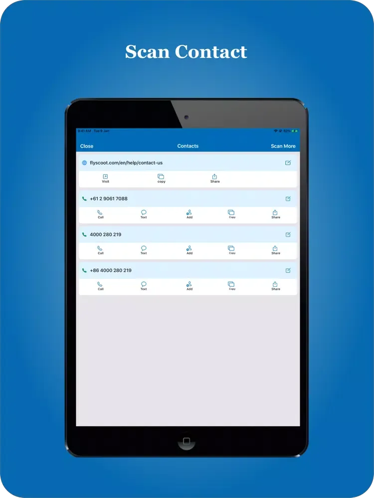تصاویر Text Copier Lite iPad 