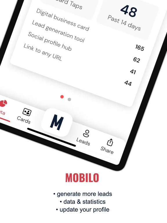 Mobilo Card iPad  स्क्रीनशॉट