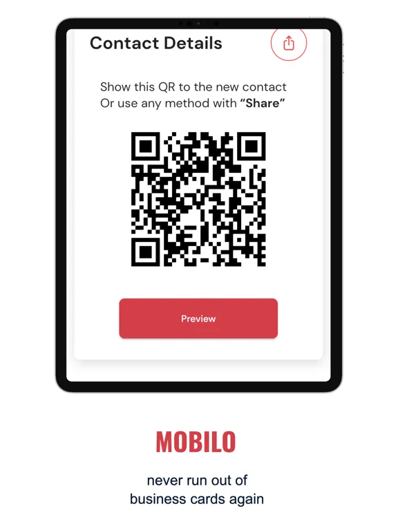 Mobilo Card iPad  स्क्रीनशॉट