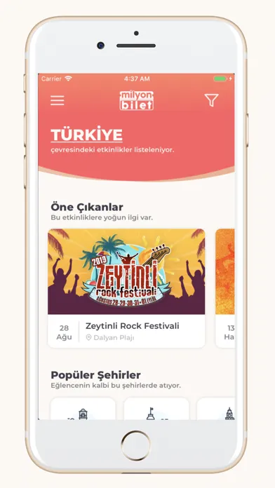 Milyon Bilet سکرین شاٹس