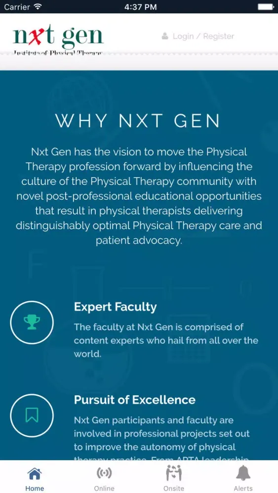 ภาพหน้าจอของ Nxt Gen PT