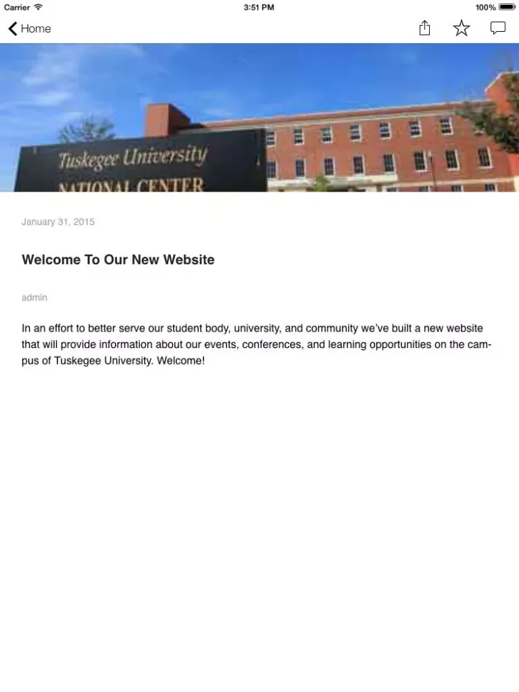 Tuskegee National Center for Bioethics in Research and Health Care iPad  Screenshots