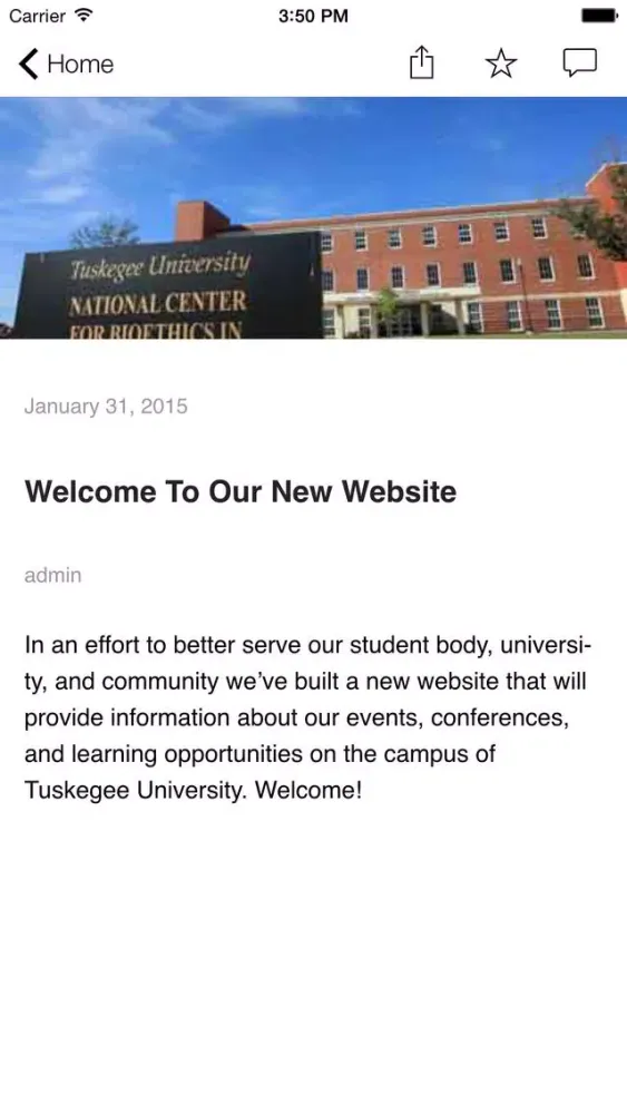 Tuskegee National Center for Bioethics in Research and Health Care Screenshots