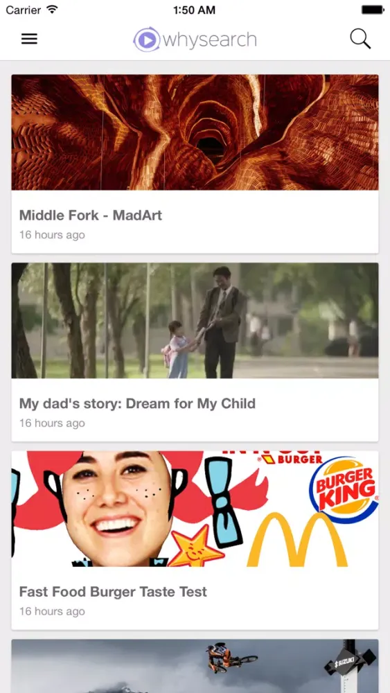 WhySearch / Daily Viral Videos স্ক্রিনশট