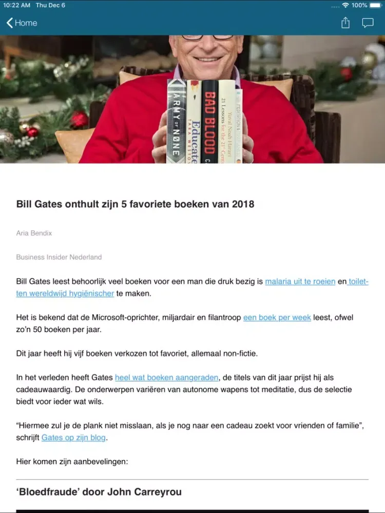 Business Insider NL iPad  Ekran Görüntüleri