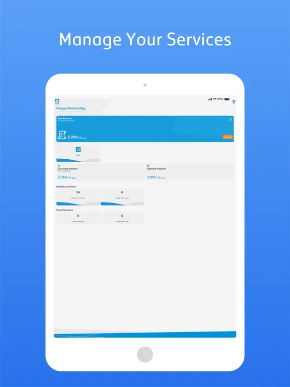 Captures d'écran de Mobily Business-موبايلي أعمال iPad 